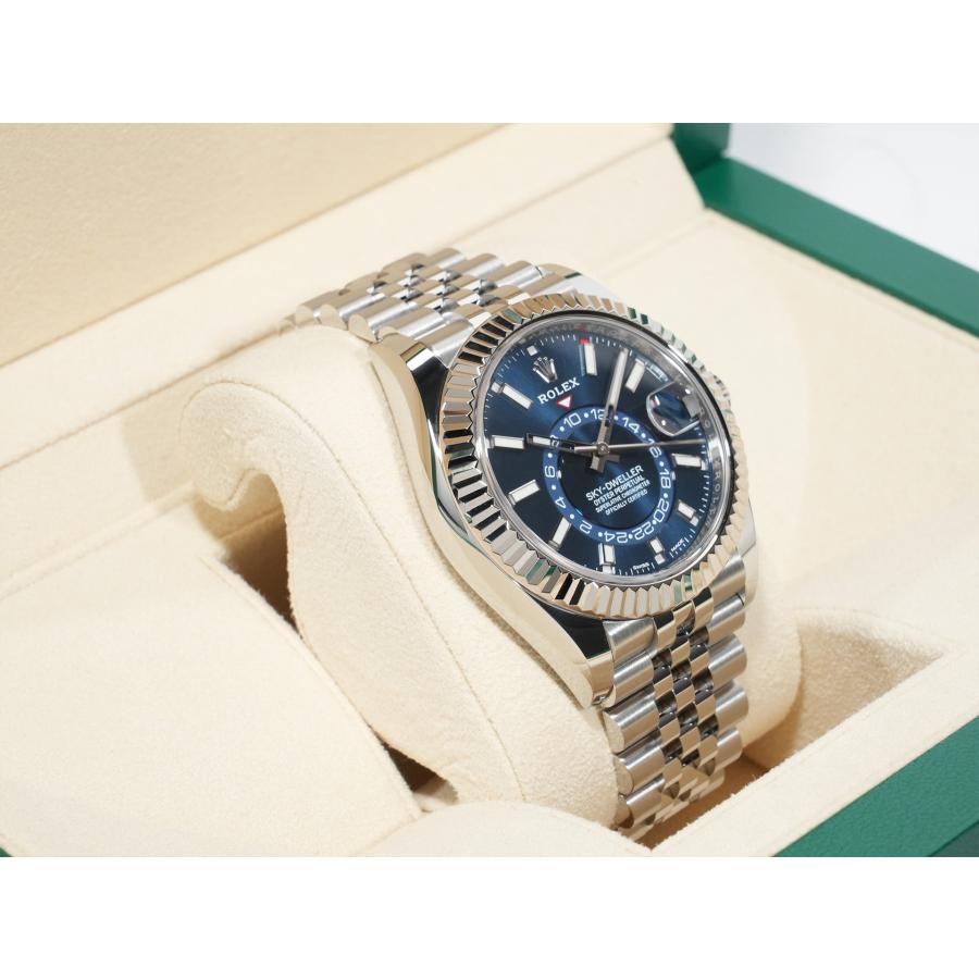 ロレックス スカイドゥエラー Ref.326934 ステンレススチール/ホワイトゴールド ブルー文字盤 ジュビリーブレスレット | スカイドゥエラー | 04