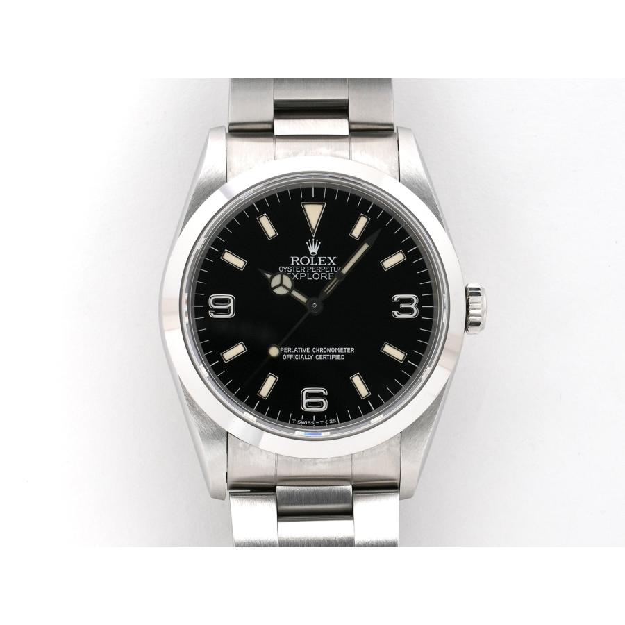 ロレックス エクスプローラーI Ref.14270 ステンレススチール ブラック文字盤 オイスターブレスレット | エクスプローラー（ROLEX） | 01