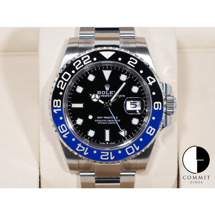 ロレックス GMTマスターII Ref.126710BLNR SS ブラック文字盤 オイスターブレスレット | GMTマスター