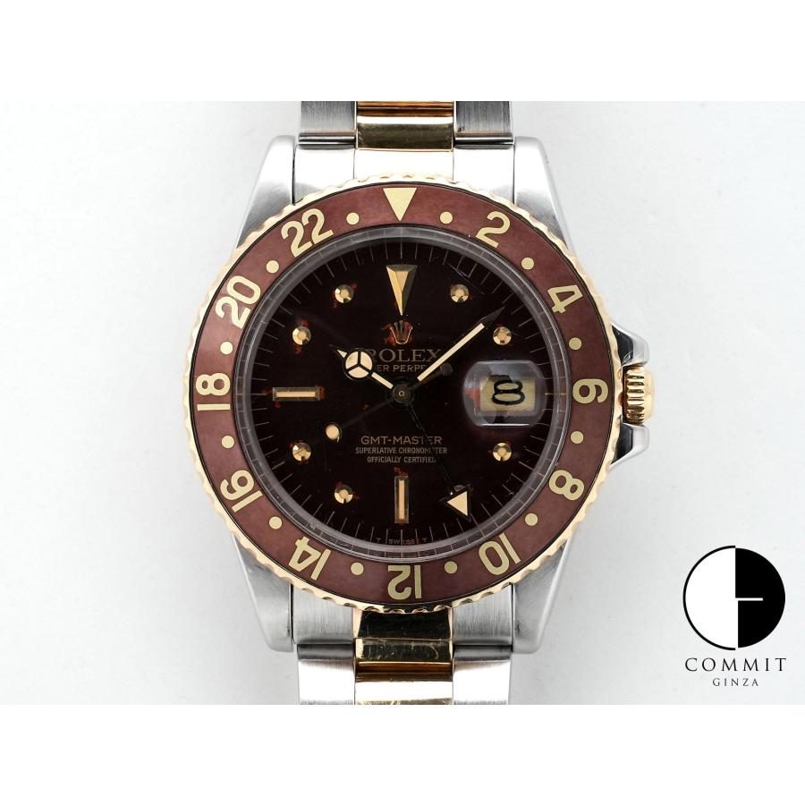 ロレックス GMTマスター Ref.1675/3 ステンレススチール/イエローゴールド ブラウン文字盤 オイスターブレスレット | GMTマスター