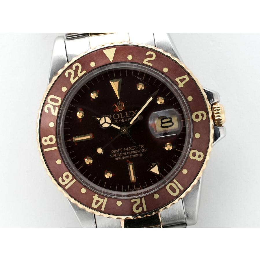 ロレックス GMTマスター Ref.1675/3 ステンレススチール/イエローゴールド ブラウン文字盤 オイスターブレスレット | GMTマスター | 02