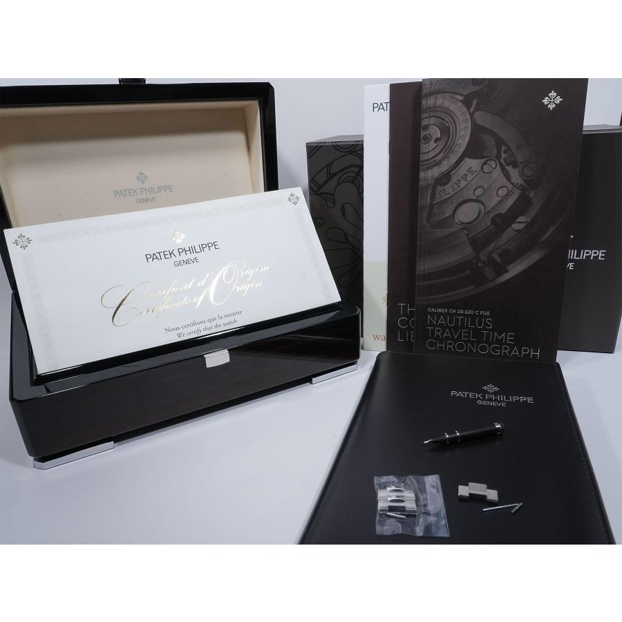 パテックフィリップ ノーチラス トラベルタイム クロノグラフ Ref.5990/1A-001 SS ブラックグラデーション文字盤 | ノーチラス | 09