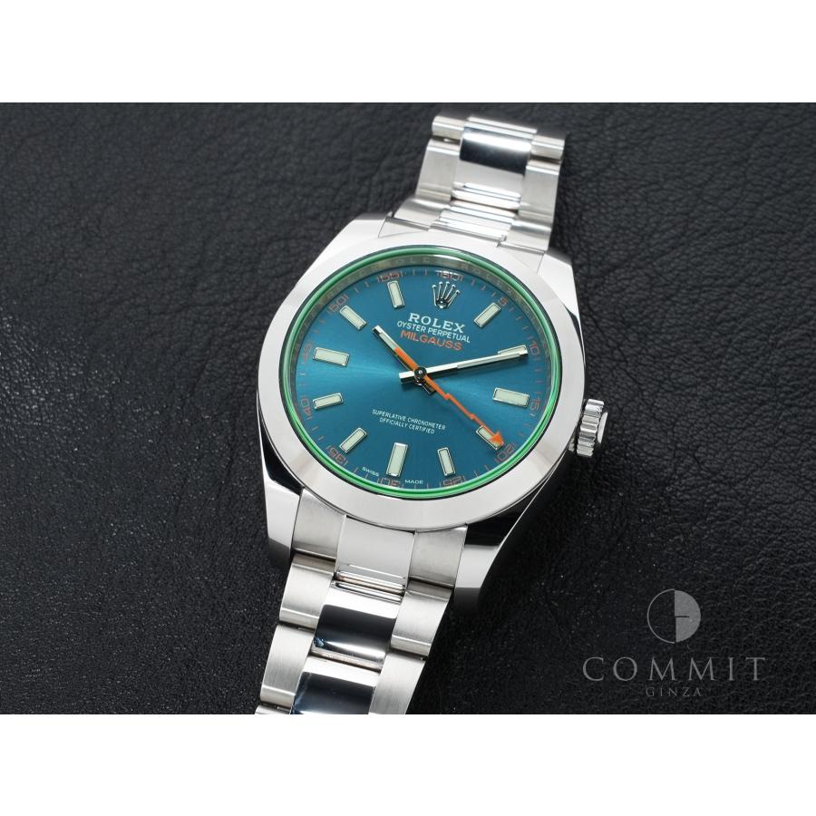 ロレックス ミルガウス Ref.116400GV ステンレススチール Zブルー文字盤 | ミルガウス | 10