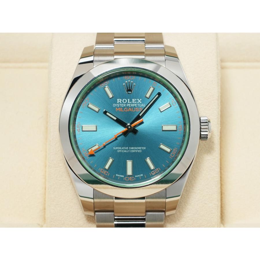 ロレックス ミルガウス Ref.116400GV ステンレススチール Zブルー文字盤 | ミルガウス | 01