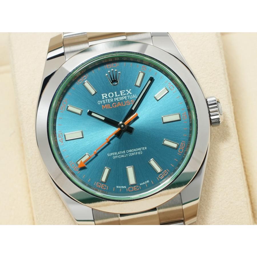 ロレックス ミルガウス Ref.116400GV ステンレススチール Zブルー文字盤 | ミルガウス | 02