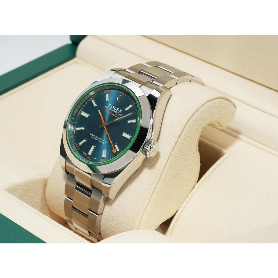 ロレックス ミルガウス Ref.116400GV ステンレススチール Zブルー文字盤 | ミルガウス | 03