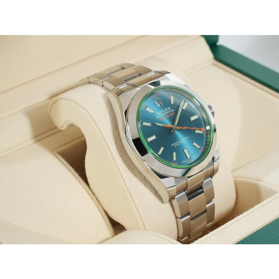 ロレックス ミルガウス Ref.116400GV ステンレススチール Zブルー文字盤 | ミルガウス | 04