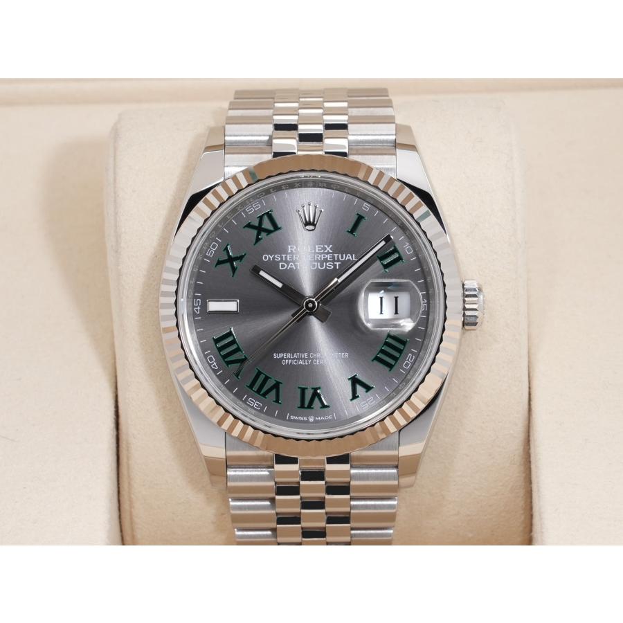 ロレックス デイトジャスト36 Ref.126234 SS/WG スレートローマン文字盤 ジュビリーブレスレット | デイトジャスト | 01