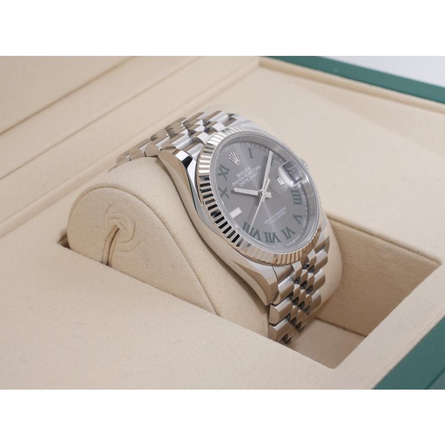 ロレックス デイトジャスト36 Ref.126234 SS/WG スレートローマン文字盤 ジュビリーブレスレット | デイトジャスト | 04
