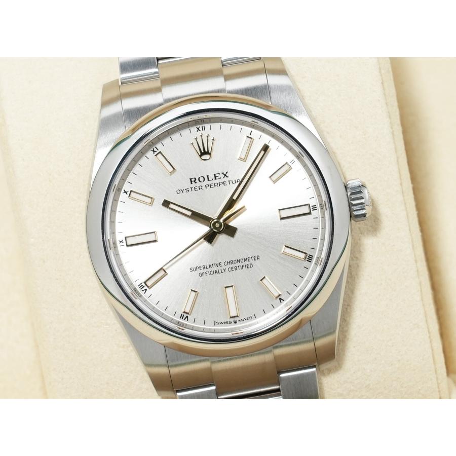ロレックス オイスターパーペチュアル34 Ref.124200 ステンレススチール シルバー文字盤 | オイスター パーペチュアル | 02