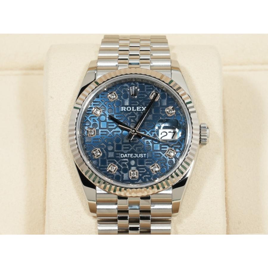 ロレックス デイトジャスト36 Ref.126234G SS/WG ブルーホリコンピューター文字盤 ジュビリーブレスレット | デイトジャスト | 01