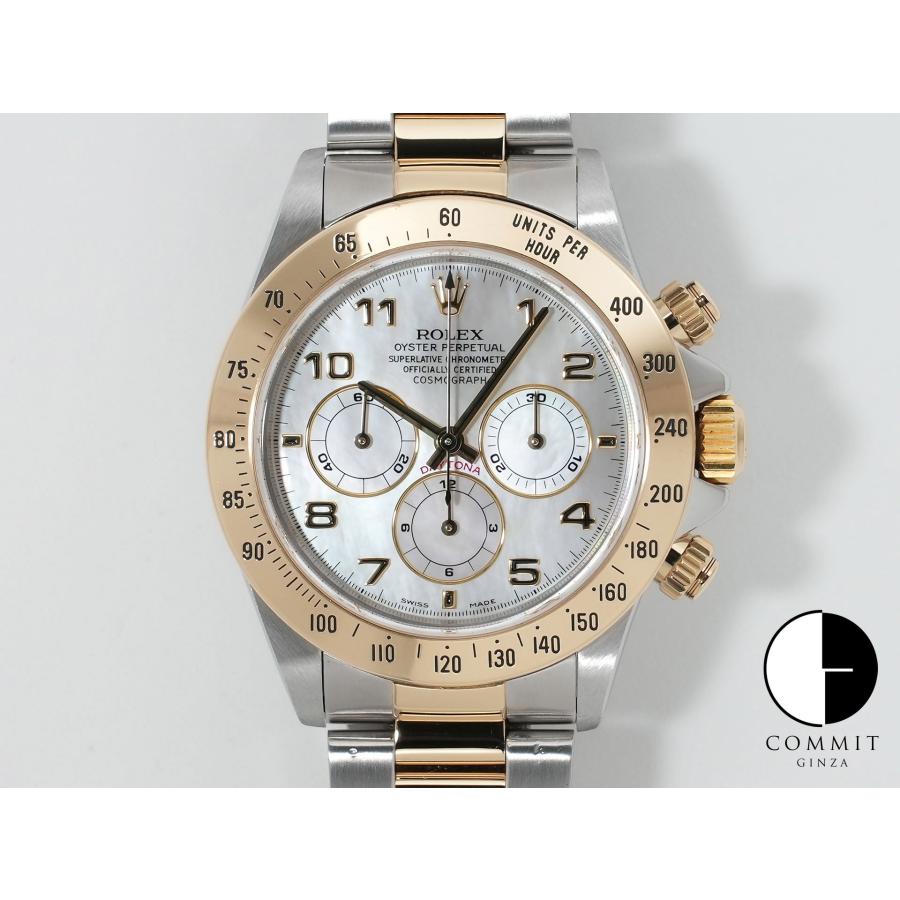 ロレックス デイトナ エルプリメロ Ref.16523NA ステンレススチール/イエローゴールド ホワイトシェルアラビア文字盤 | コスモグラフ デイトナ