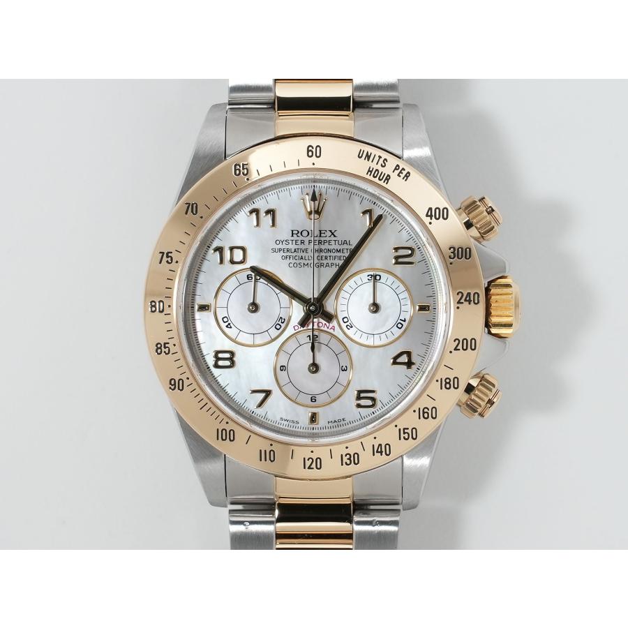 ロレックス デイトナ エルプリメロ Ref.16523NA ステンレススチール/イエローゴールド ホワイトシェルアラビア文字盤 | コスモグラフ デイトナ | 01