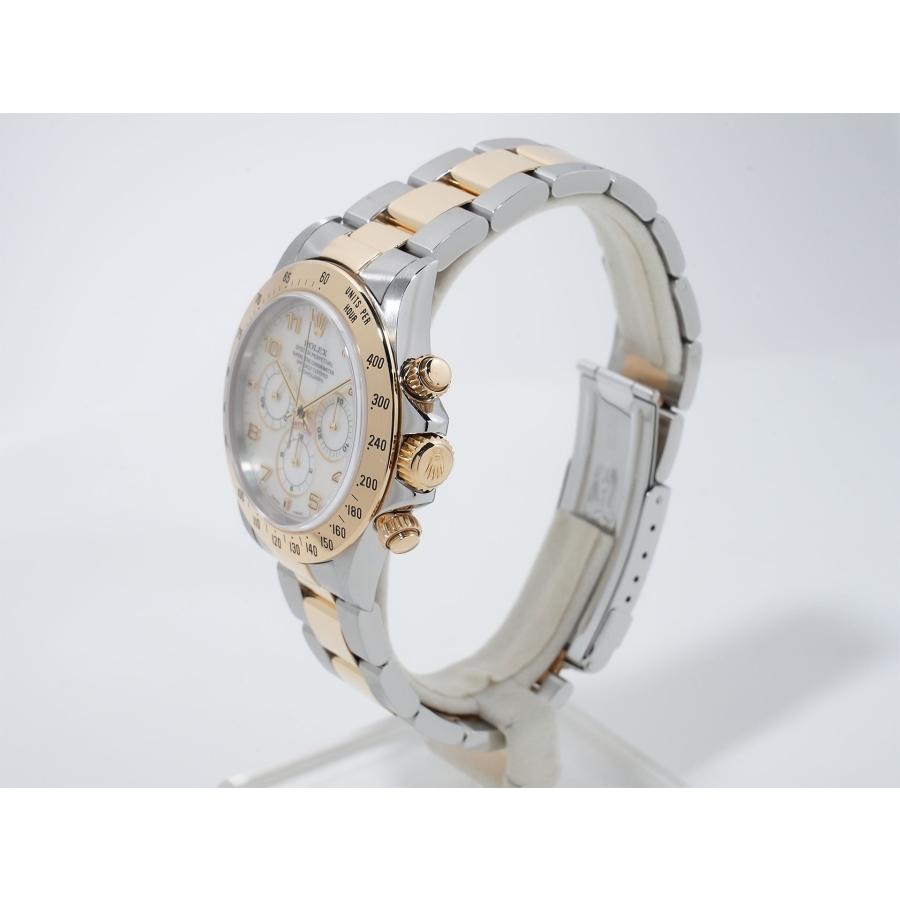 ロレックス デイトナ エルプリメロ Ref.16523NA ステンレススチール/イエローゴールド ホワイトシェルアラビア文字盤 | コスモグラフ デイトナ | 03
