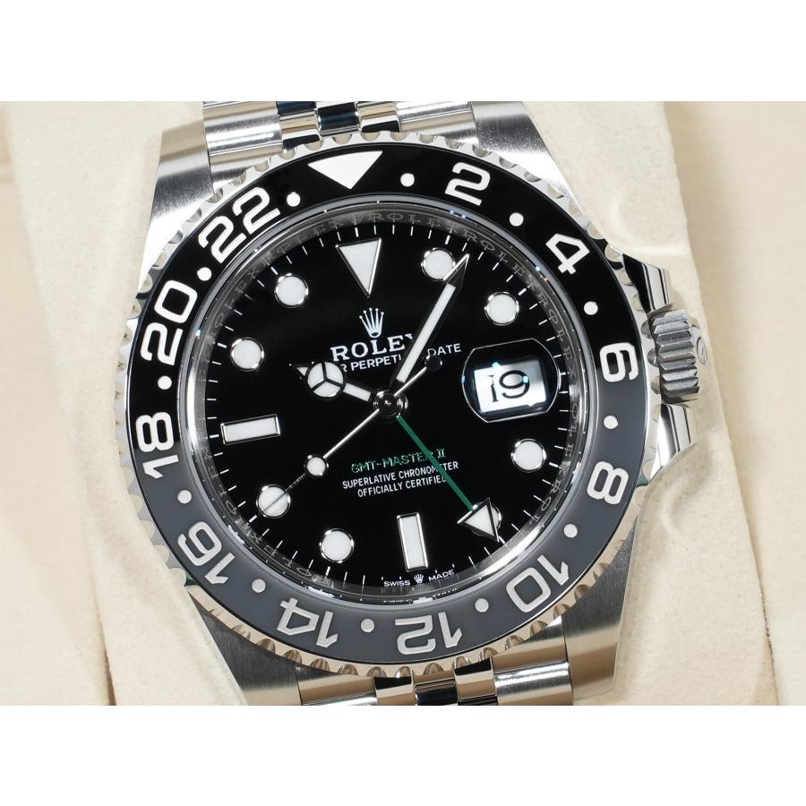 ロレックス GMTマスターII Ref.126710GRNR ステンレススチール ブラック文字盤 ジュビリーブレスレット | GMTマスター | 02