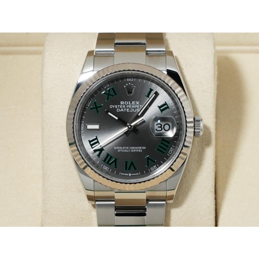 ロレックス デイトジャスト36 Ref.126234 ステンレススチール/ホワイトゴールド スレートローマン文字盤 オイスターブレスレット | デイトジャスト | 01