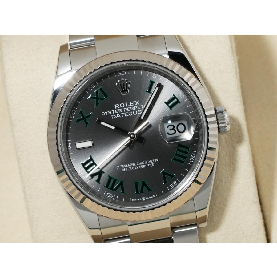 ロレックス デイトジャスト36 Ref.126234 ステンレススチール/ホワイトゴールド スレートローマン文字盤 オイスターブレスレット | デイトジャスト | 02