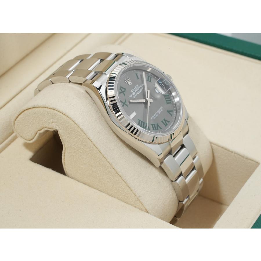 ロレックス デイトジャスト36 Ref.126234 ステンレススチール/ホワイトゴールド スレートローマン文字盤 オイスターブレスレット | デイトジャスト | 04