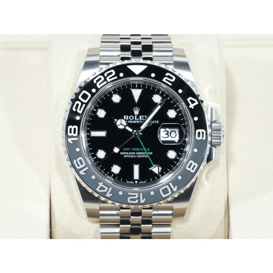 ロレックス GMTマスターII Ref.126710GRNR SS ブラック文字盤 ジュビリーブレスレット | GMTマスター | 01