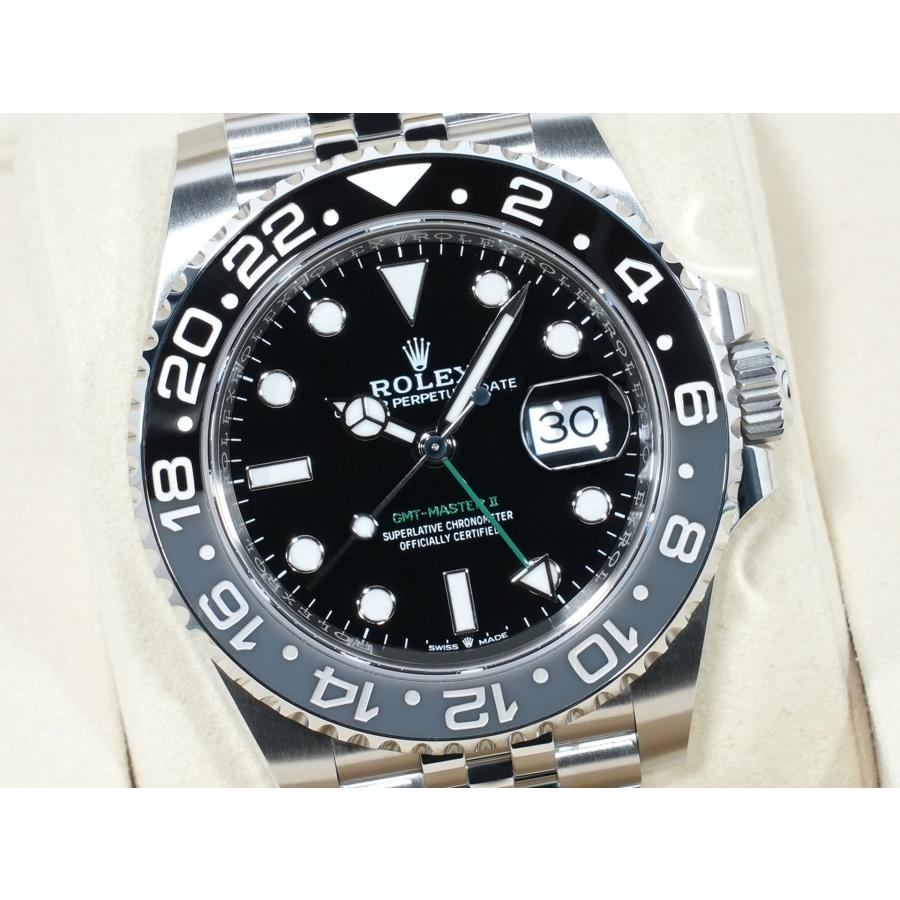 ロレックス GMTマスターII Ref.126710GRNR SS ブラック文字盤 ジュビリーブレスレット | GMTマスター | 02