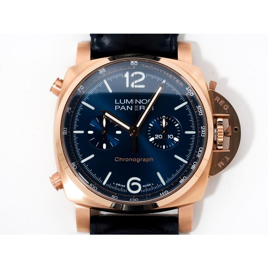 パネライ ルミノールクロノ Ref.PAM01111 パネライゴールドテック ブルー文字盤 | OFFICINE PANERAI | 01