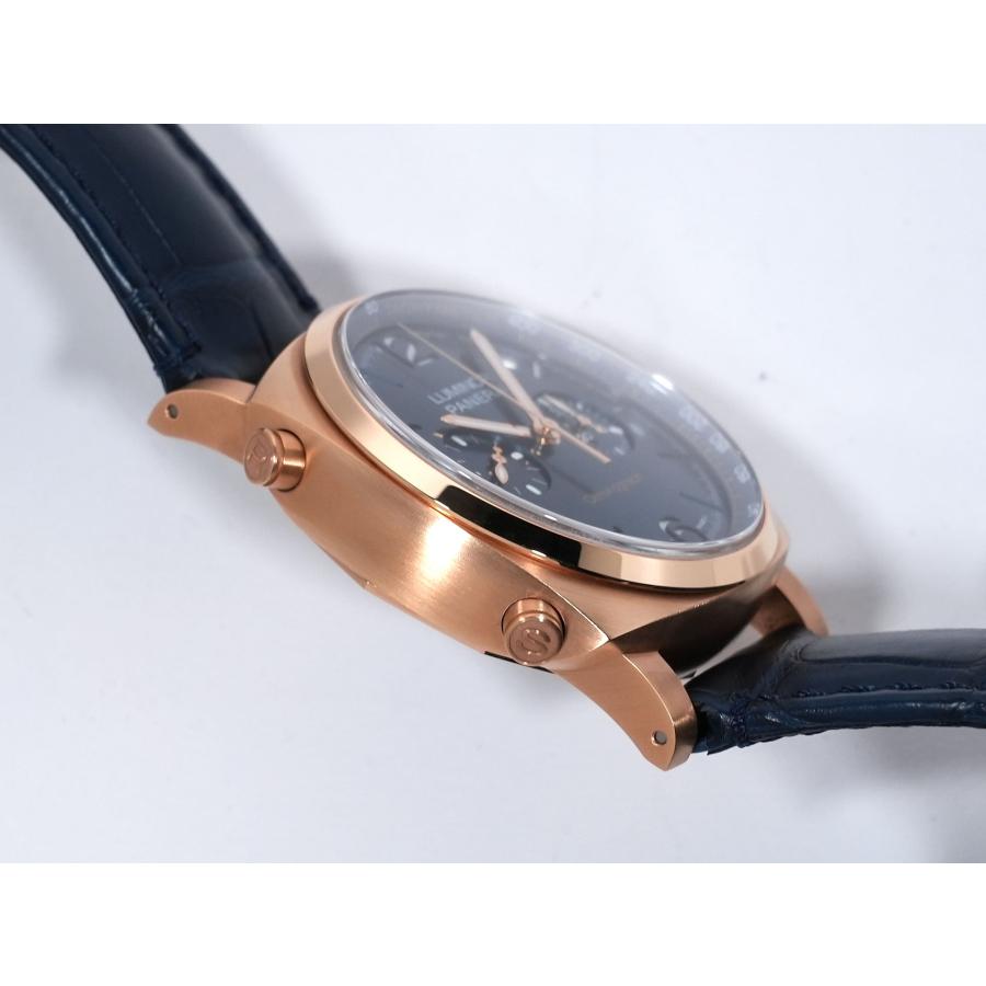パネライ ルミノールクロノ Ref.PAM01111 パネライゴールドテック ブルー文字盤 | OFFICINE PANERAI | 04