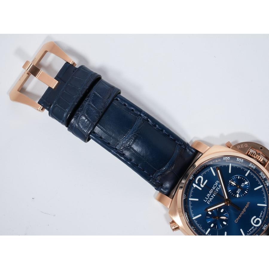 パネライ ルミノールクロノ Ref.PAM01111 パネライゴールドテック ブルー文字盤 | OFFICINE PANERAI | 07