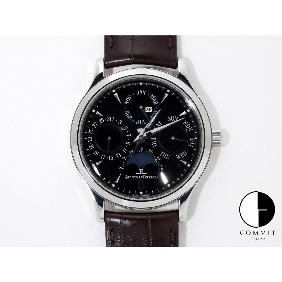 ジャガールクルト マスターパーペチュアル Ref.140.8.80.S ステンレススチール ブラック文字盤 | JAEGER-LECOULTRE