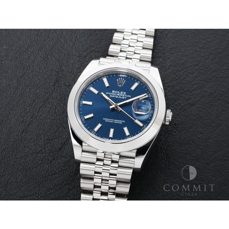 ロレックス デイトジャスト41 Ref.126300 ステンレススチール ブライトブルー文字盤 ジュビリーブレスレット | デイトジャスト | 10