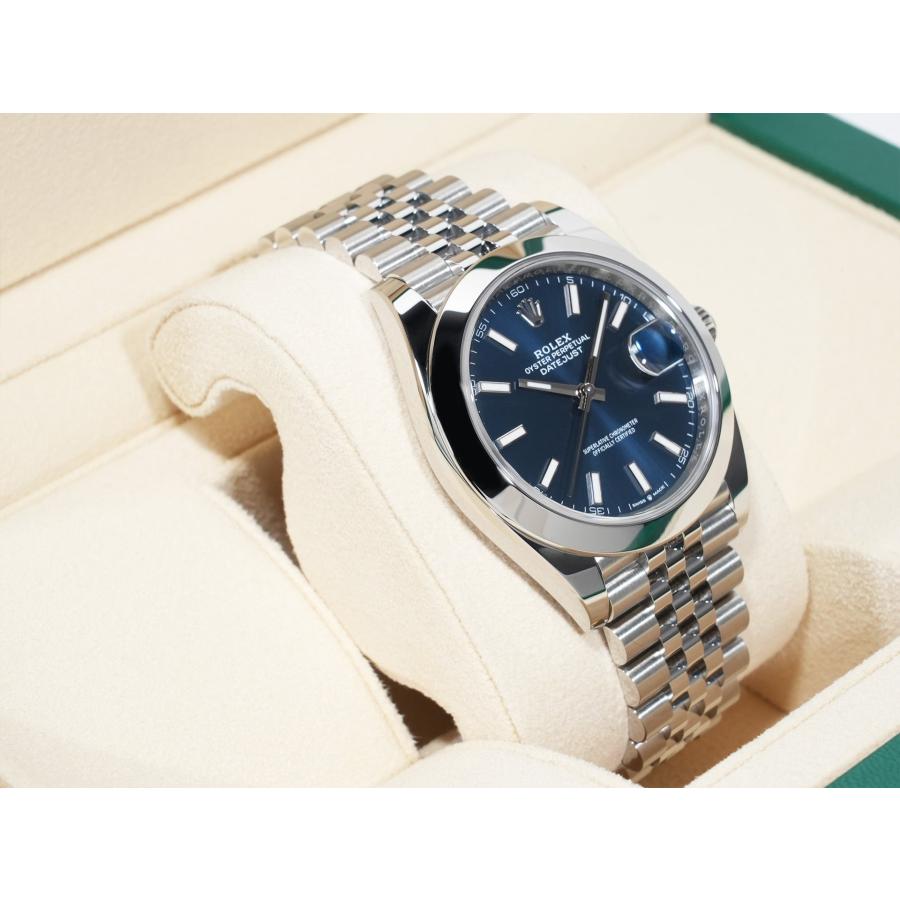 ロレックス デイトジャスト41 Ref.126300 ステンレススチール ブライトブルー文字盤 ジュビリーブレスレット | デイトジャスト | 04
