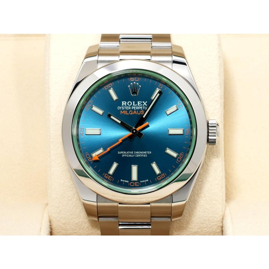 ロレックス ミルガウス Ref.116400GV ステンレススチール Zブルー文字盤 | ミルガウス | 01