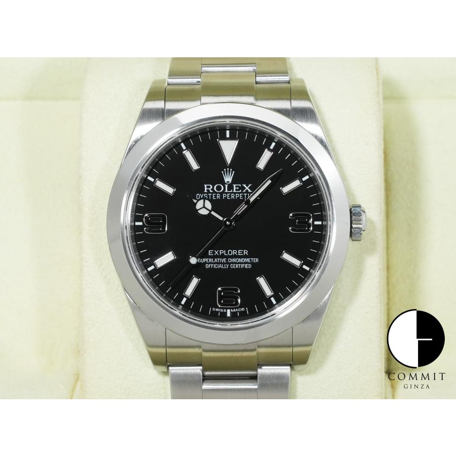 ロレックス エクスプローラーI Ref.214270 ステンレススチール ブラック文字盤 オイスターブレスレット | エクスプローラー（ROLEX）