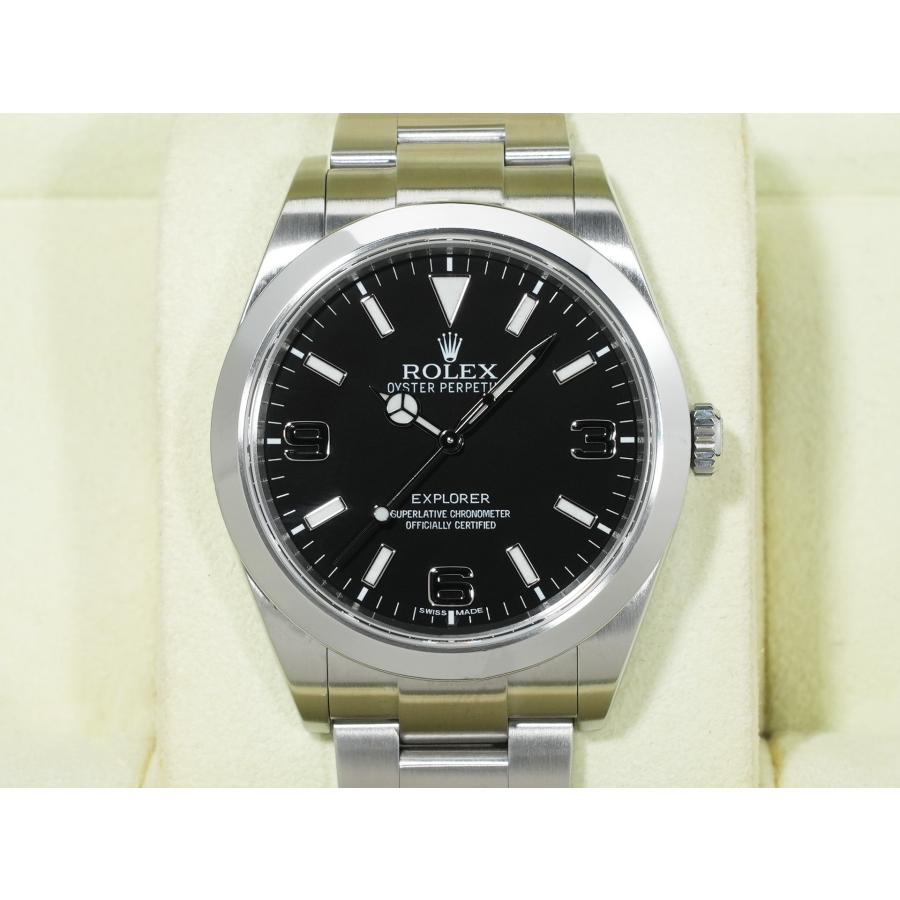 ロレックス エクスプローラーI Ref.214270 ステンレススチール ブラック文字盤 オイスターブレスレット | エクスプローラー（ROLEX） | 01