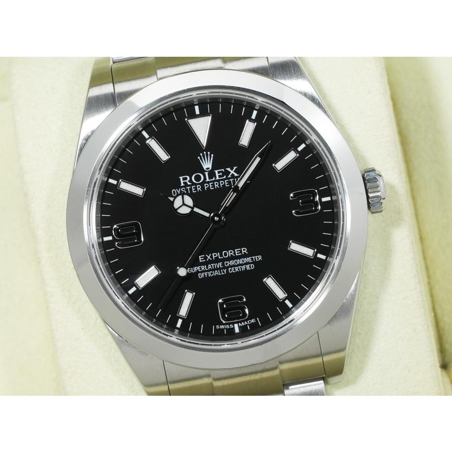 ロレックス エクスプローラーI Ref.214270 ステンレススチール ブラック文字盤 オイスターブレスレット | エクスプローラー（ROLEX） | 02
