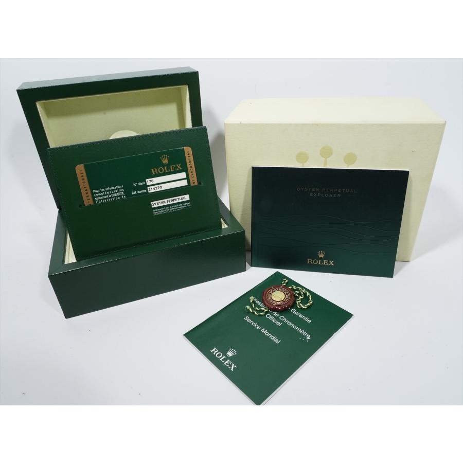ロレックス エクスプローラーI Ref.214270 ステンレススチール ブラック文字盤 オイスターブレスレット | エクスプローラー（ROLEX） | 09