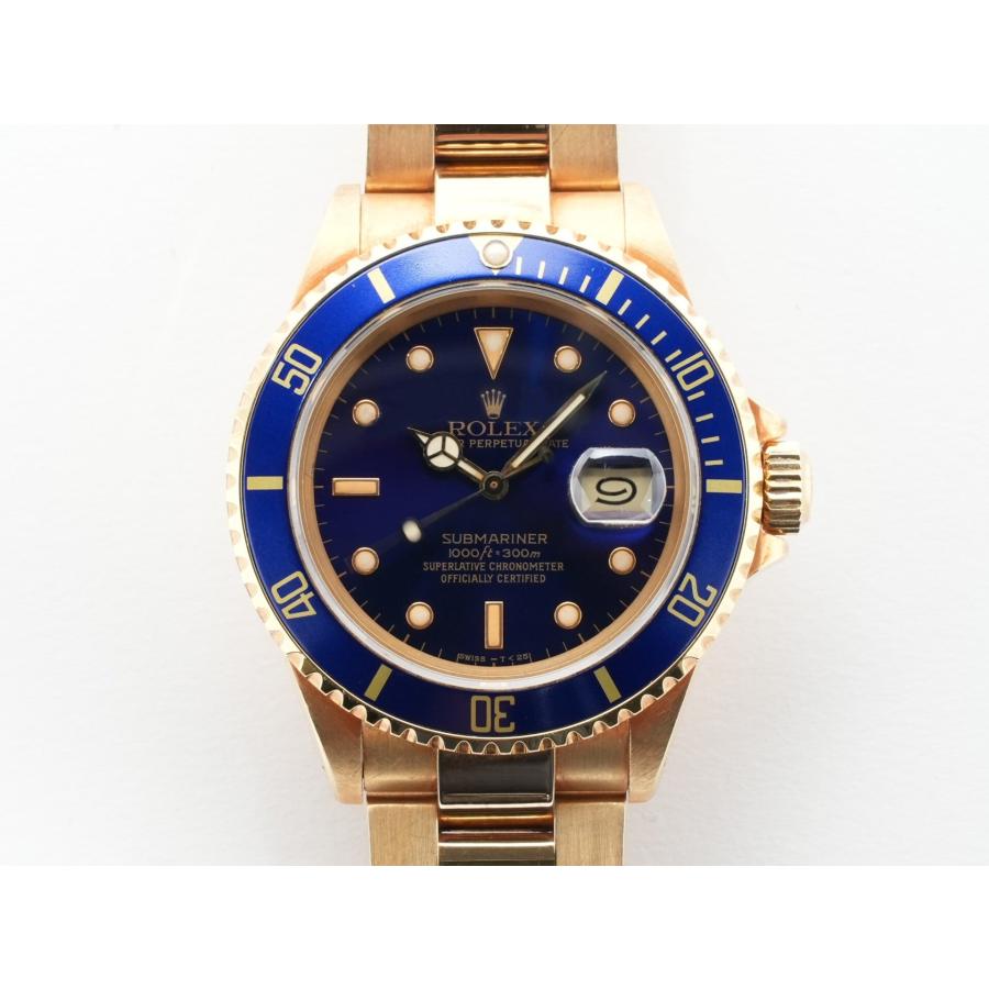 ロレックス サブマリーナー デイト Ref.16618 イエローゴールド ブルー文字盤 | サブマリーナー | 01