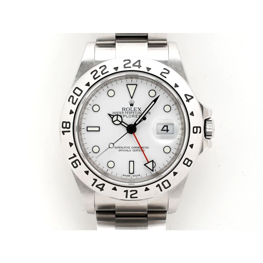ロレックス エクスプローラーII Ref.16570 ステンレススチール ホワイト文字盤 オイスターブレスレット | エクスプローラーII | 01