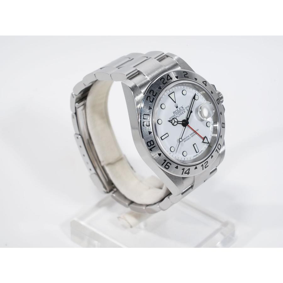 ロレックス エクスプローラーII Ref.16570 ステンレススチール ホワイト文字盤 オイスターブレスレット | エクスプローラーII | 04