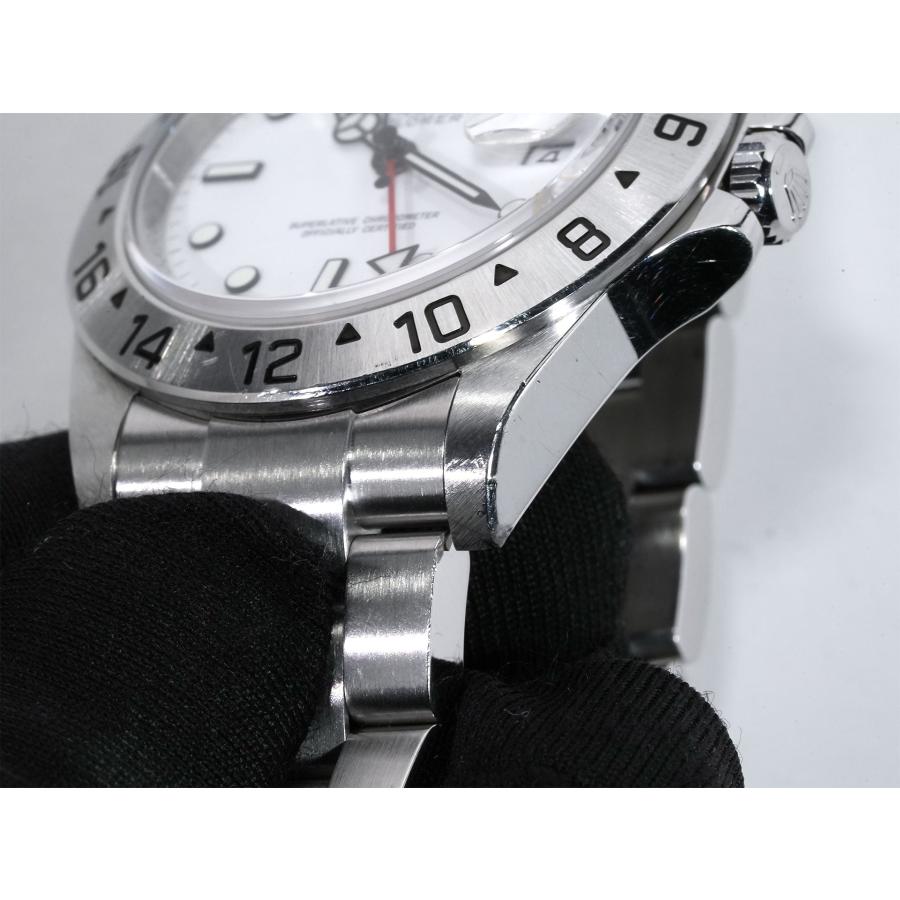 ロレックス エクスプローラーII Ref.16570 ステンレススチール ホワイト文字盤 オイスターブレスレット | エクスプローラーII | 09