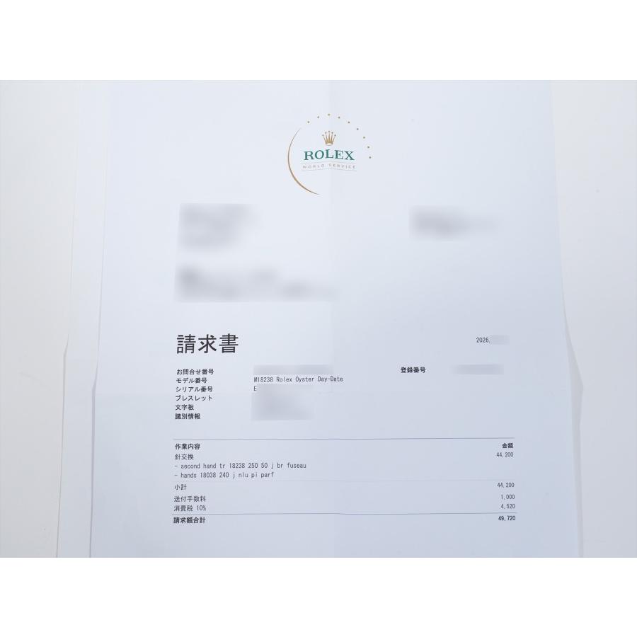 ロレックス デイデイト36 Ref.18238 イエローゴールド オニキス文字盤 | デイデイト | 10