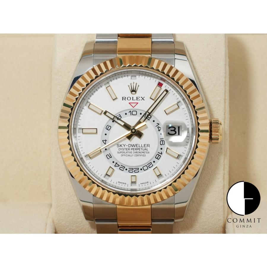 ロレックス スカイドゥエラー Ref.326933 SS/YG ホワイト文字盤 | スカイドゥエラー