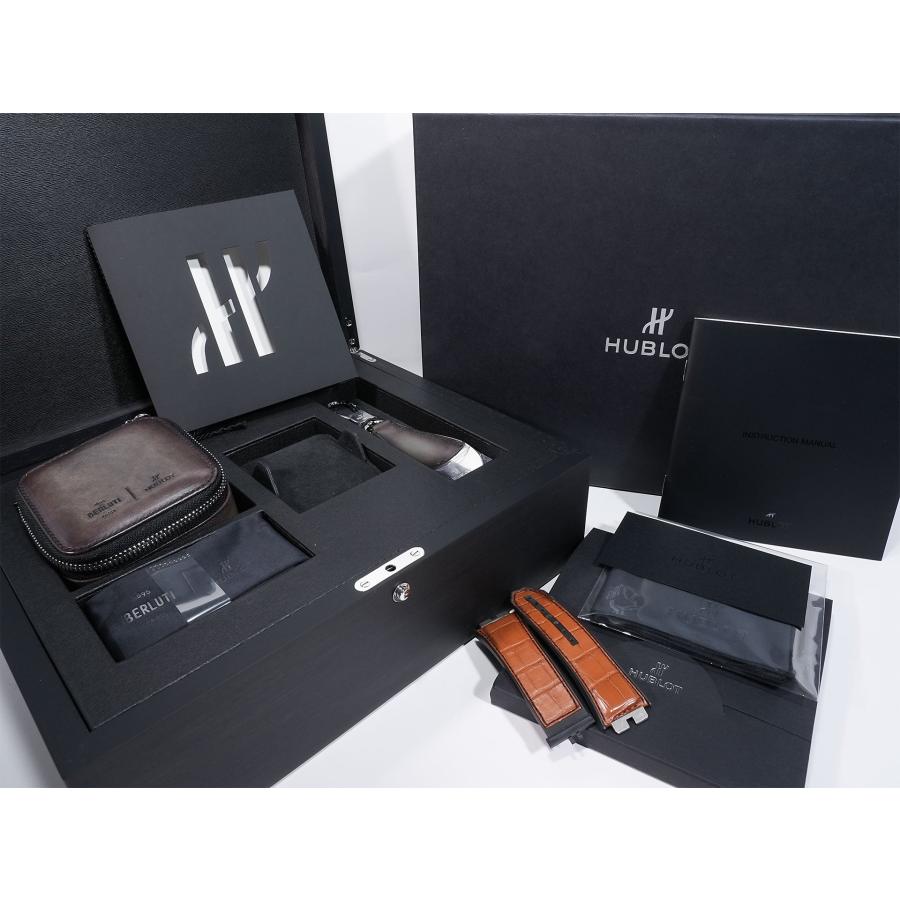 ウブロ ビッグバン ウニコ ベルルッティ コールドブラウン Ref.411.CI.0500.VR.BER20 ブラックセラミック ブラウン文字盤 | HUBLOT | 08