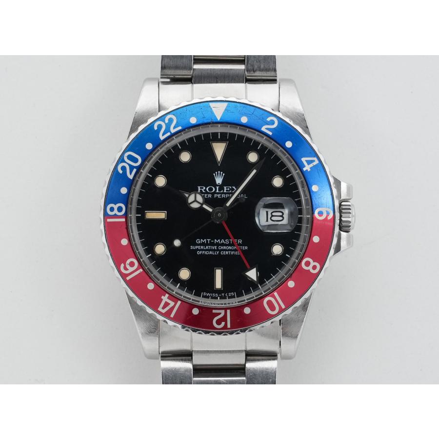 ロレックス GMTマスター Ref.16750 ステンレススチール ブラック文字盤 オイスターブレスレット | GMTマスター | 01