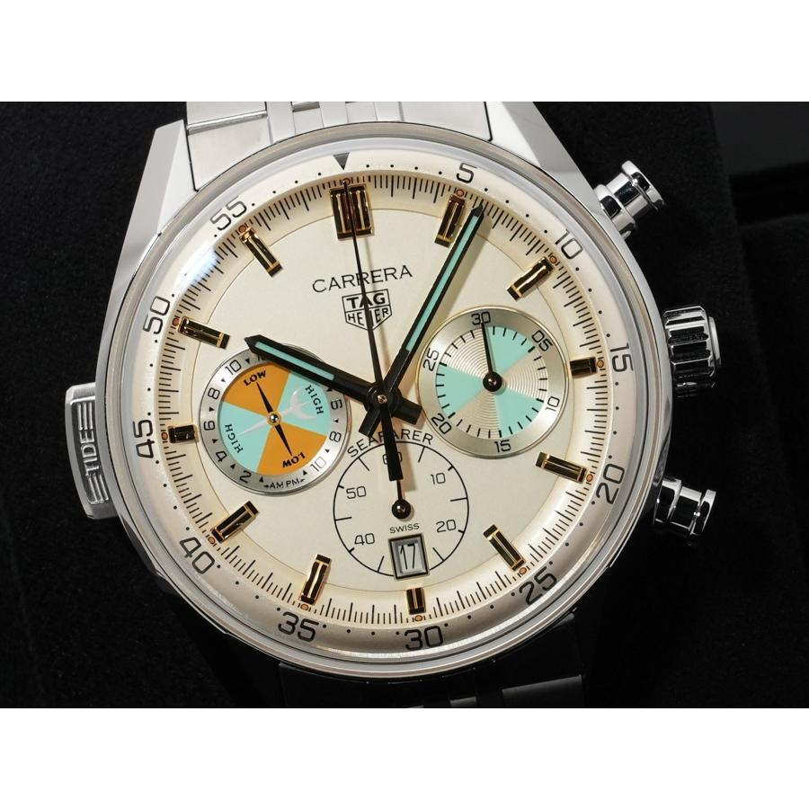 タグホイヤー カレラ クロノグラフ シーファーラ― Ref.CBS2016.EB0430 ステンレススチール ベージュ文字盤 | TAG HEUER | 02