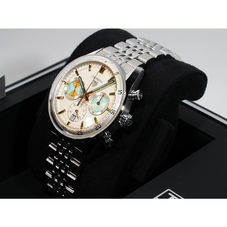 タグホイヤー カレラ クロノグラフ シーファーラ― Ref.CBS2016.EB0430 ステンレススチール ベージュ文字盤 | TAG HEUER | 03