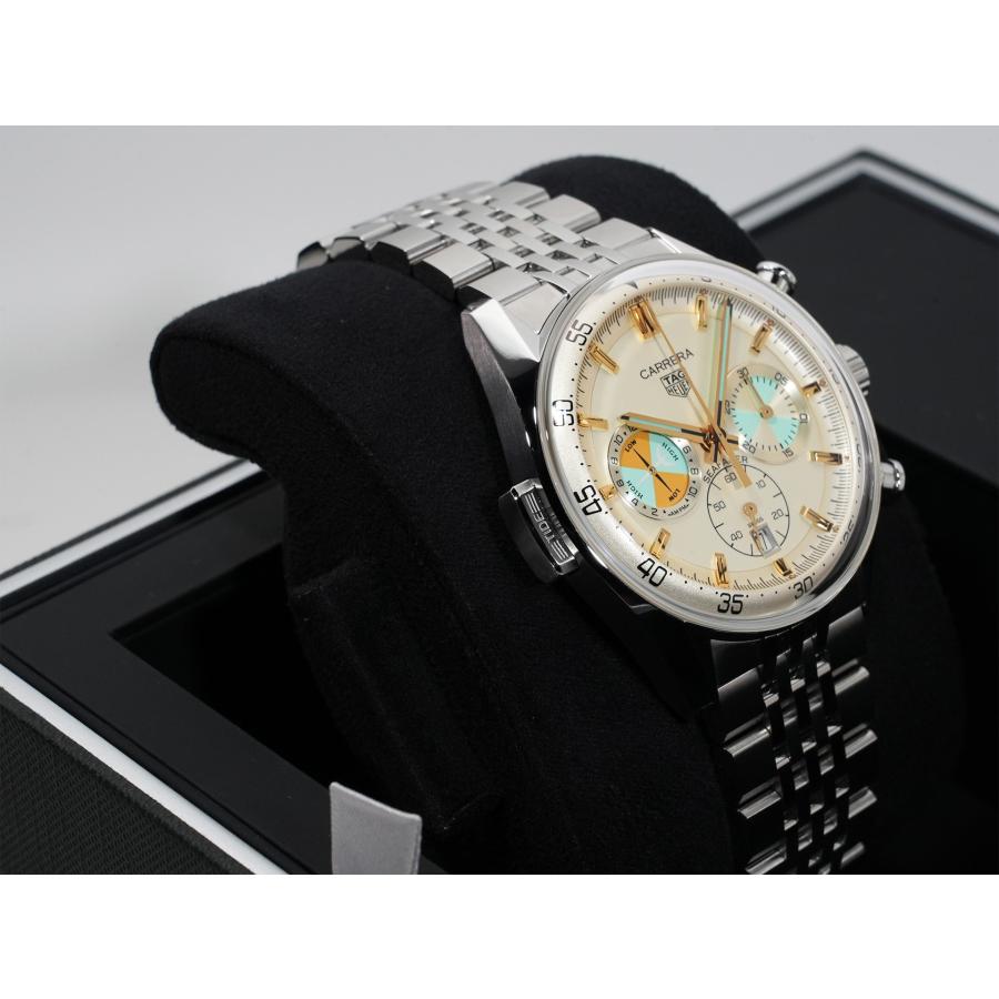 タグホイヤー カレラ クロノグラフ シーファーラ― Ref.CBS2016.EB0430 ステンレススチール ベージュ文字盤 | TAG HEUER | 04