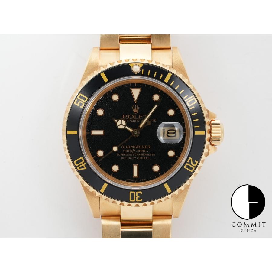 ロレックス サブマリーナー デイト Ref.16618 イエローゴールド ブラック文字盤 | サブマリーナー