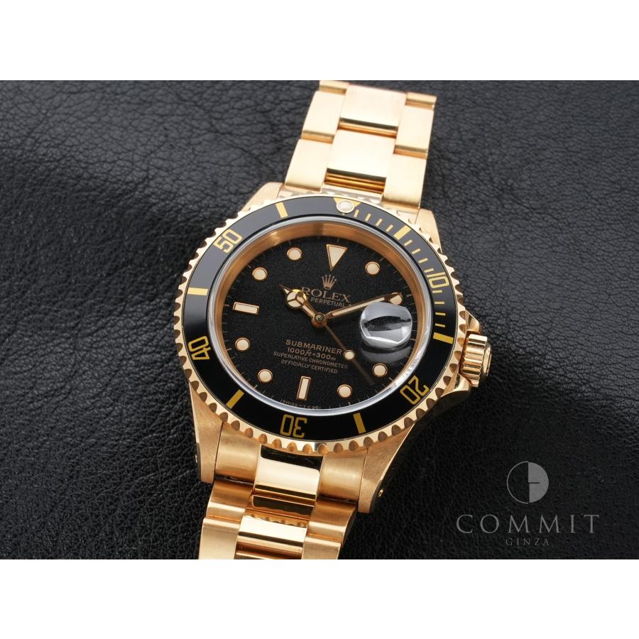 ロレックス サブマリーナー デイト Ref.16618 イエローゴールド ブラック文字盤 | サブマリーナー | 10