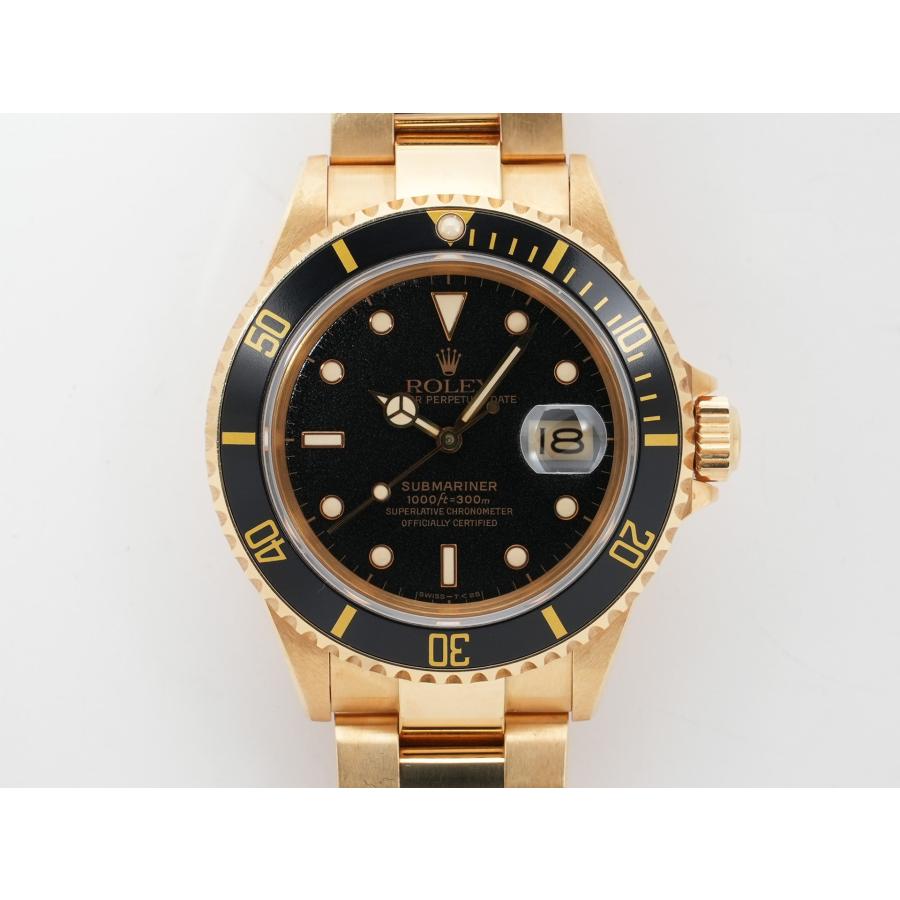ロレックス サブマリーナー デイト Ref.16618 イエローゴールド ブラック文字盤 | サブマリーナー | 01