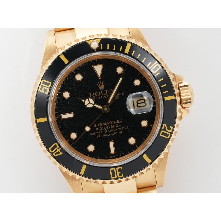 ロレックス サブマリーナー デイト Ref.16618 イエローゴールド ブラック文字盤 | サブマリーナー | 02